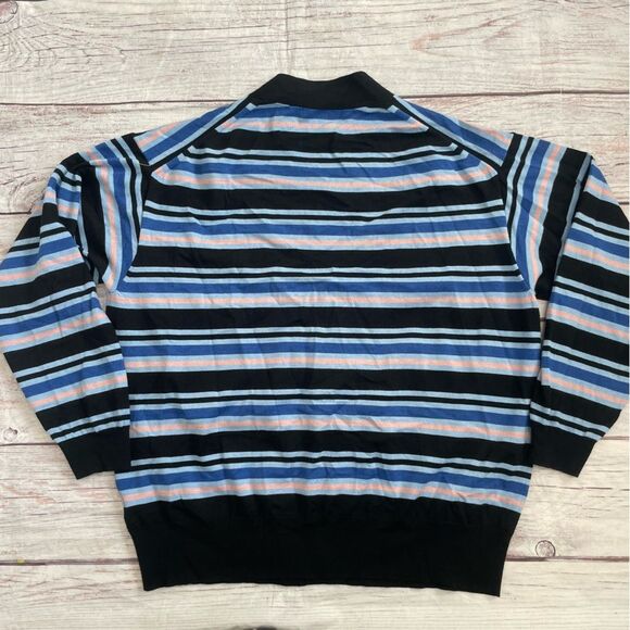 MARNI x UNIQLO Collaboration Striped Oversized Cardigan Blue Women Size Large - Picture 3 of 8